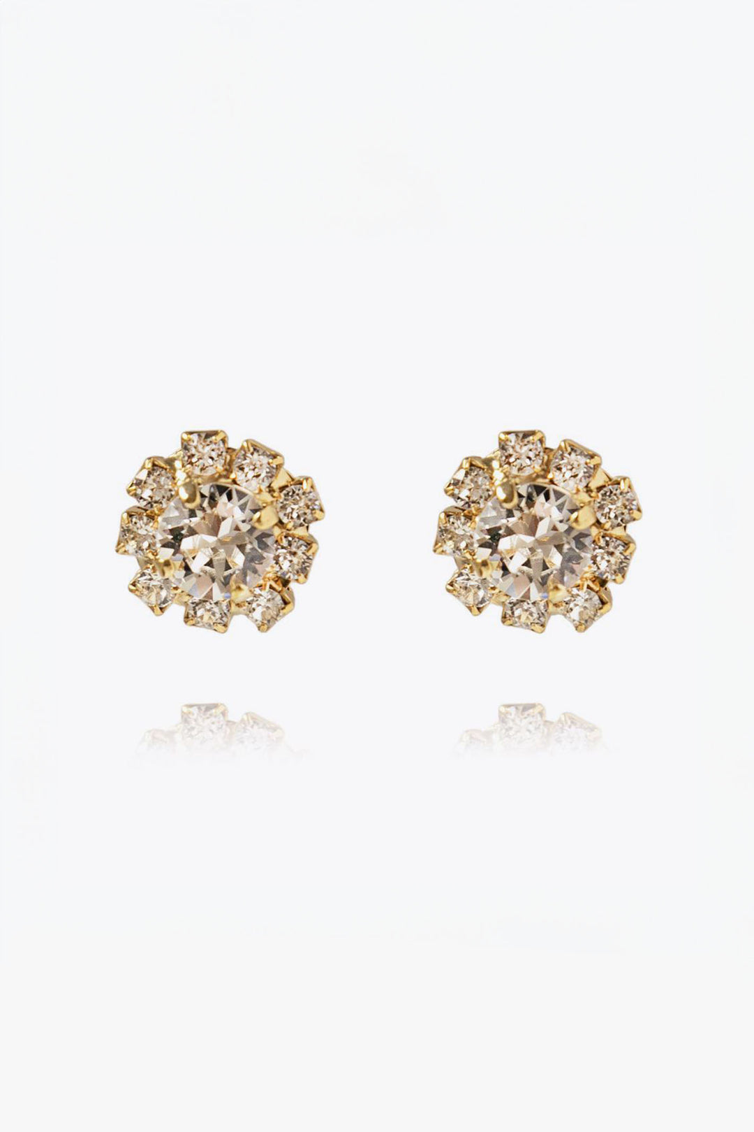 Caroline Svedbom 100122100101 Aello Gold Crystal Earrings - Olivia Grace Fashion