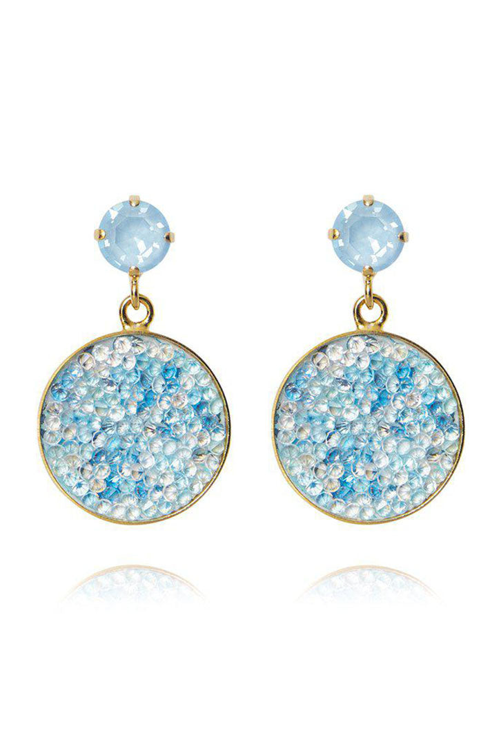 Caroline Svedbom 100159131901 Chloe Blue Sky Combo Gold Earrings - Olivia Grace Fashion