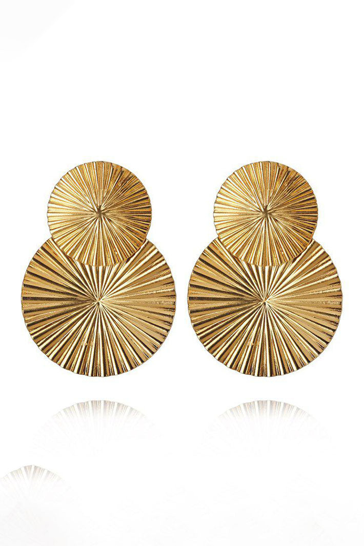 Caroline Svedbom 100950900301 Odessa Gold Earrings - Olivia Grace Fashion