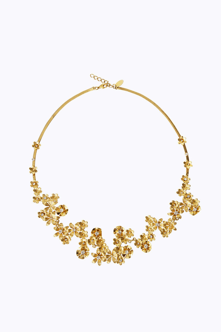 Caroline Svedbom 101422100101 Laurel Crystal Gold Necklace - Olivia Grace Fashion