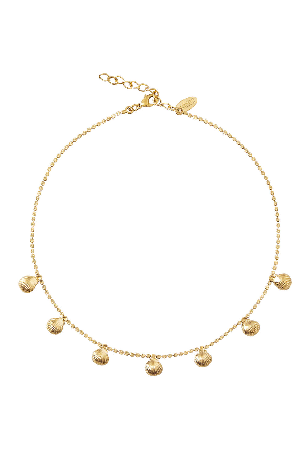 Caroline Svedbom 101668900301 Petite Shell Gold Choker - Olivia Grace Fashion