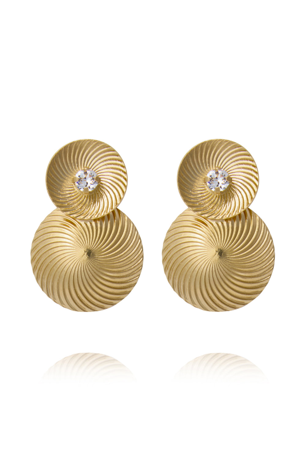 Caroline Svedbom 101854900301 Coco Earrings 18k Gold Plated - Olivia Grace Fashion