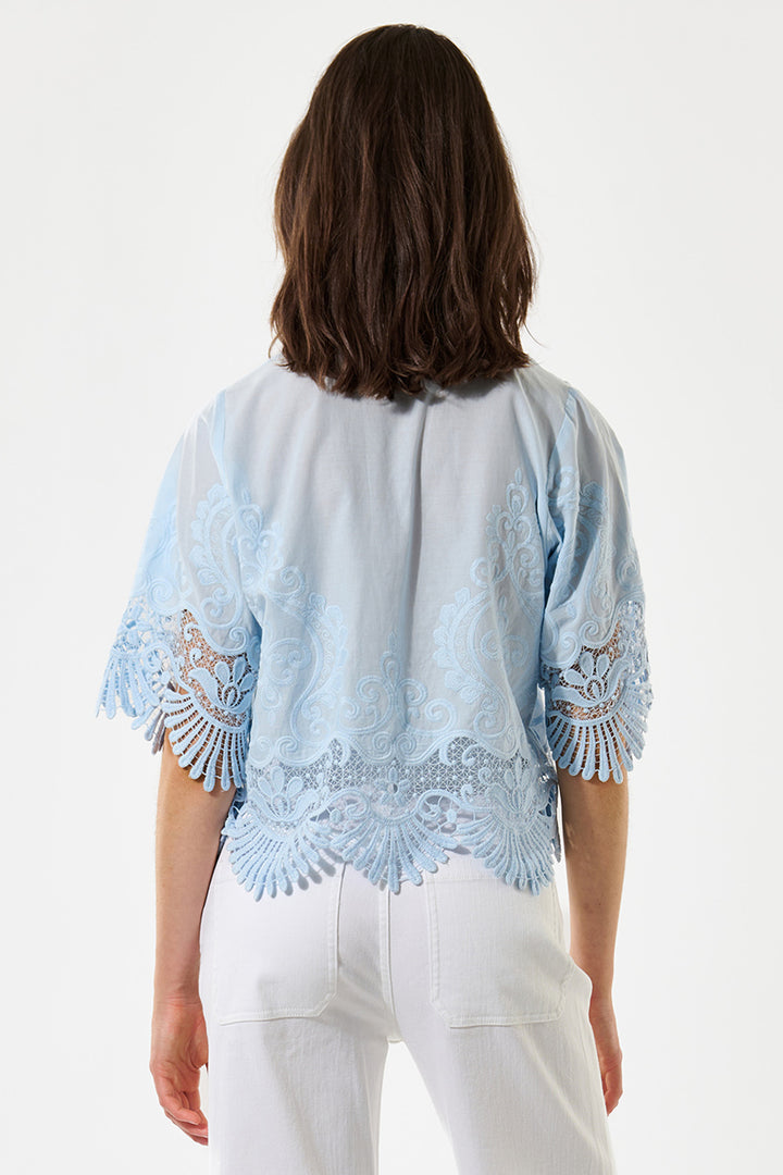 Dea Kubidal BlondieDEA Skyway Blue Short Sleeve Shirt 1990326