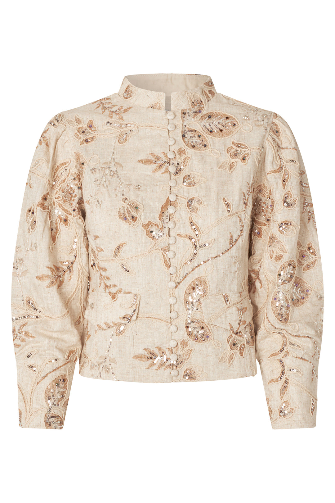 Dea Kubidal MarilynDEA Marigold Beige Puff Sleeve Jacket 1890326