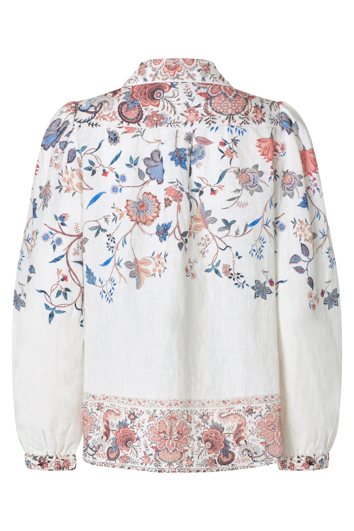 Dea Kubidal SiomaDEA Grand Chintz Cream Balloon Sleeve Shirt 2400326