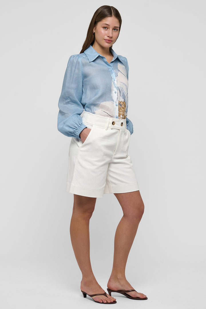 Dea Kubidal SiomaDEA Skyway Blue Balloon Sleeve Shirt 3290326
