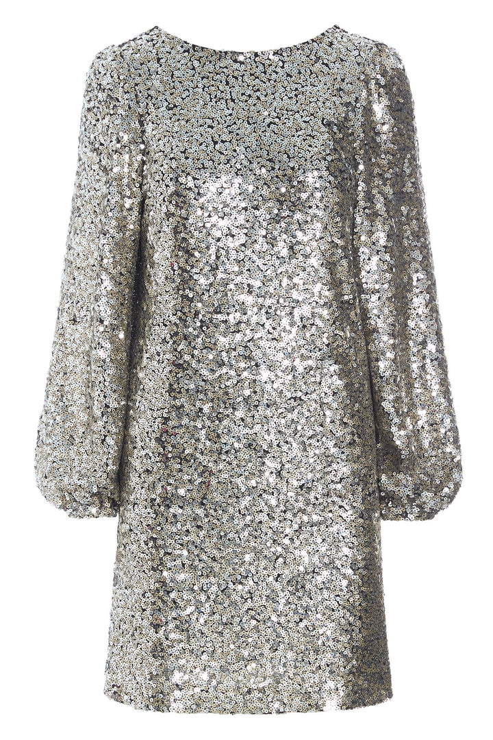 Dea Kudibal Coconiz 0131023 Platinum Short Dress With Sleeves - Olivia Grace Fashion