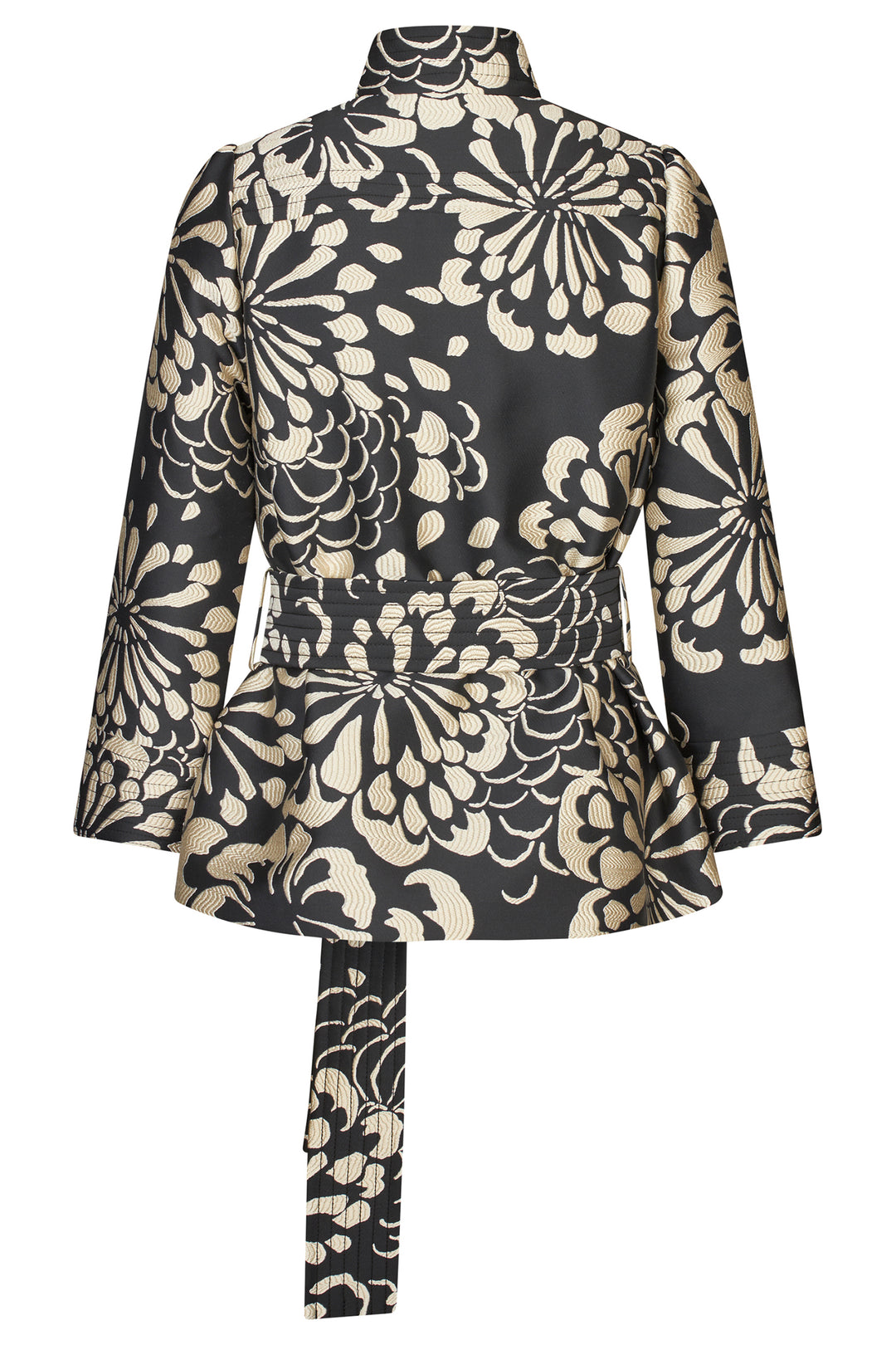 Dea Kudibal EllaDEA Florana Black Floral Jacquard Jacket 0300725 1244 - Olivia Grace Fashion