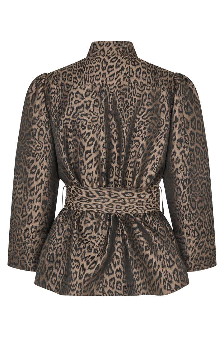 Dea Kudibal EllaDEA Leo Brown Jacquard Jacket 1581026, back packshot