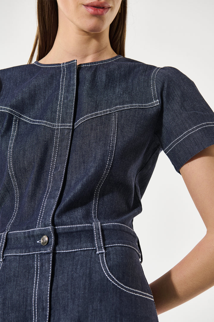 Dea Kudibal EthaDEA Dark Blue Denim Dress 1891025