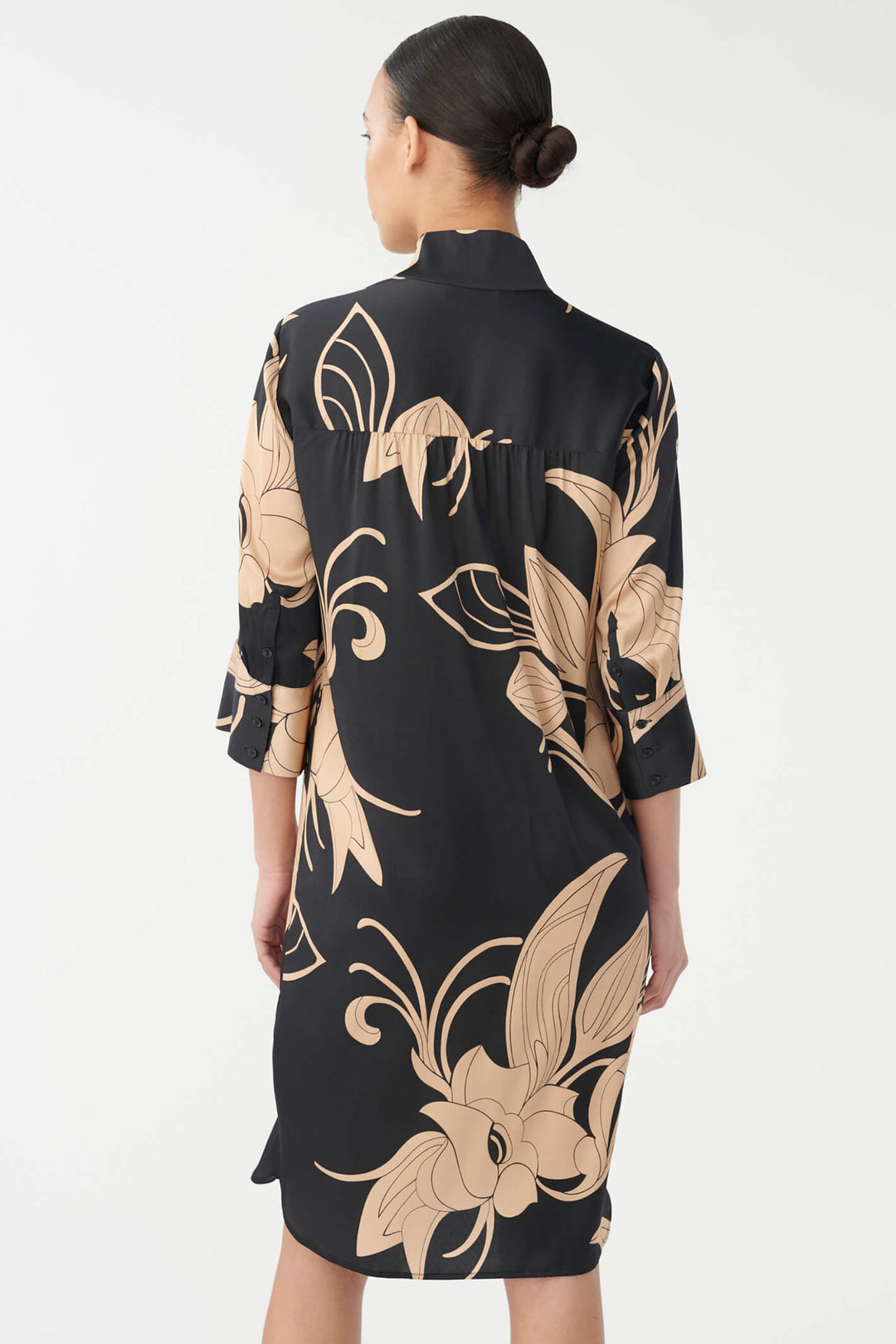 Dea Kudibal Kamilles 0691023 Colossal Black Print Shirt Dress - Olivia Grace Fashion