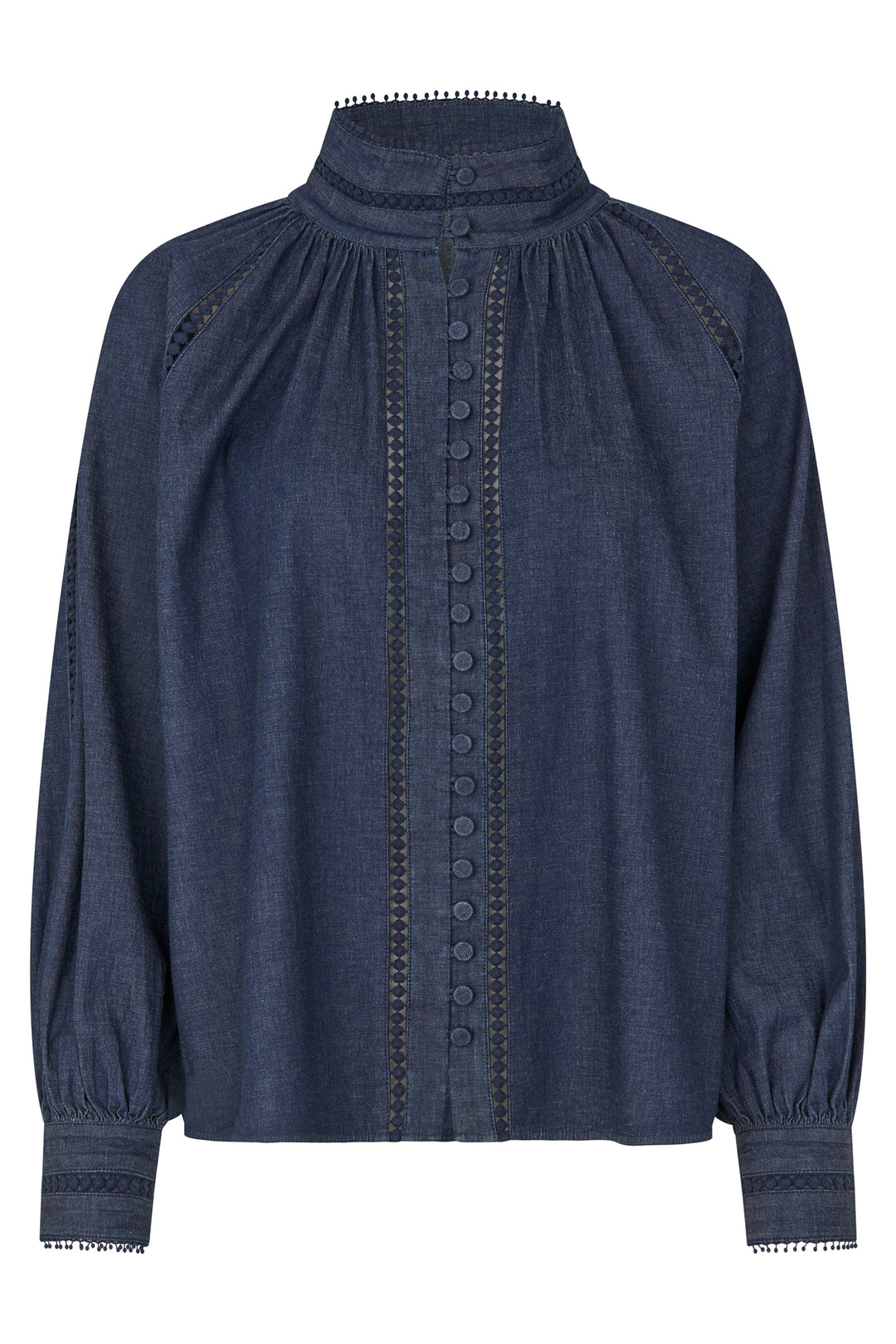 Dea Kudibal MoniaDEA Chambray Blue Denim Blouse at Olivia Grace Fashion