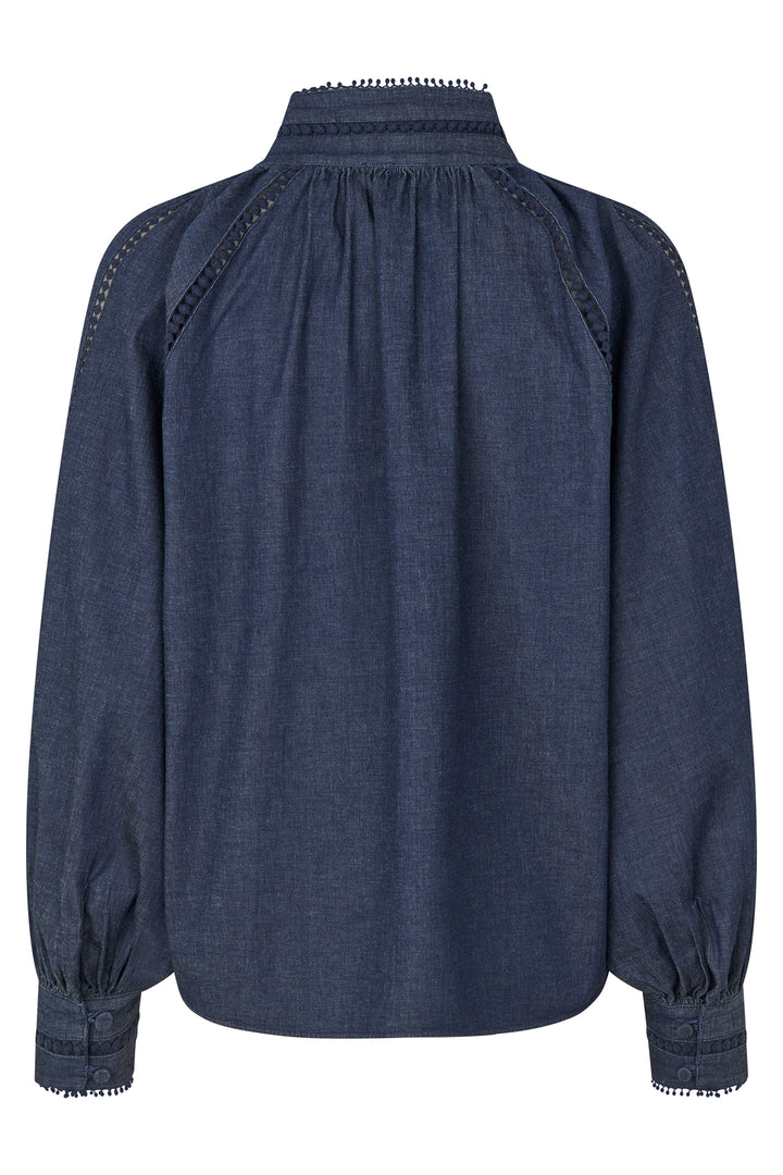 Dea Kudibal MoniaDEA Chambray Blue Denim Blouse at Olivia Grace Fashion