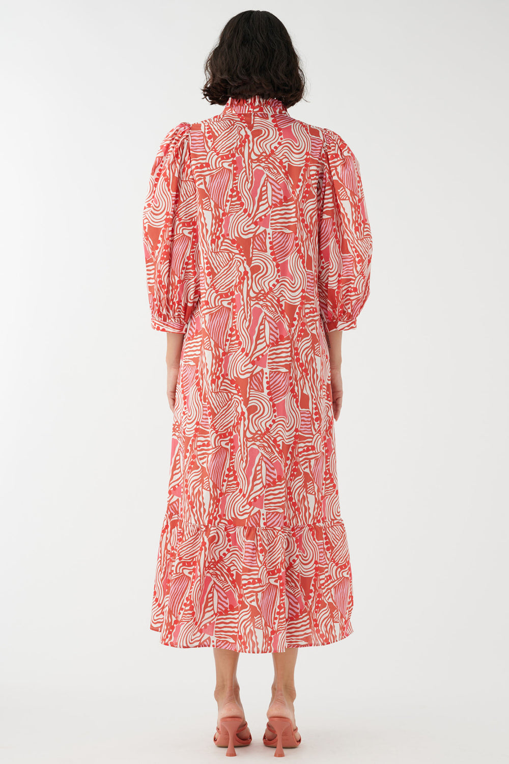 Dea Kudibal Mydea 1350424 5770 Pink Calavera Terracotta Cotton Dress - Olivia Grace Fashion