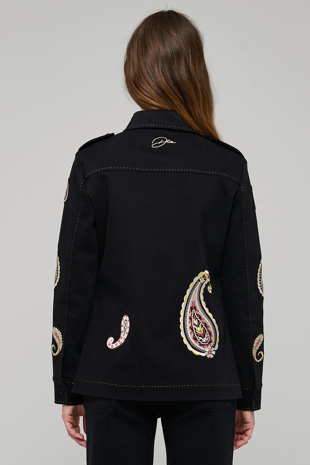 Dea Kudibal NannaDEA Zahara Black Paisley Jacket at Olivia Grace Fashion