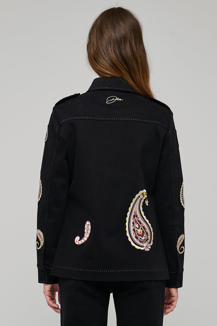 Dea Kudibal NannaDEA Zahara Black Paisley Jacket at Olivia Grace Fashion