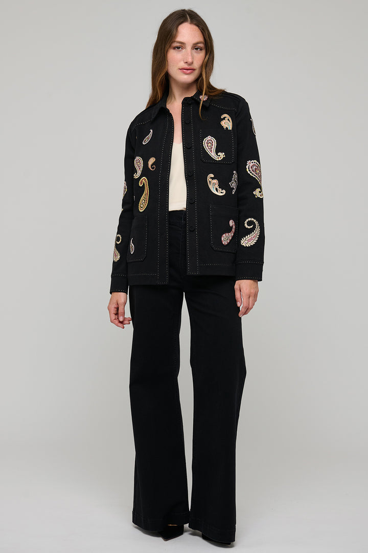 Dea Kudibal NannaDEA Zahara Black Paisley Jacket at Olivia Grace Fashion