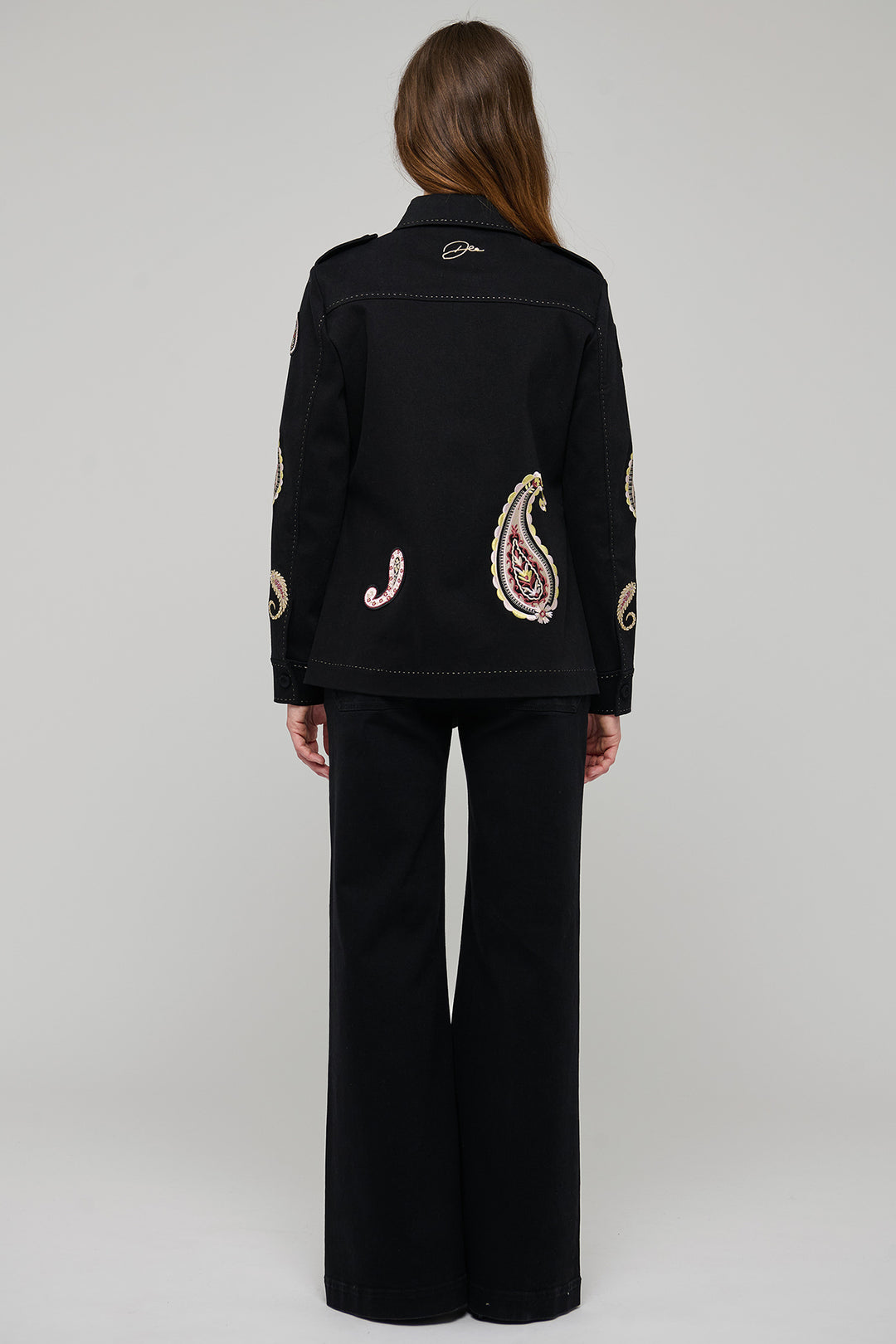 Dea Kudibal NannaDEA Zahara Black Paisley Jacket at Olivia Grace Fashion
