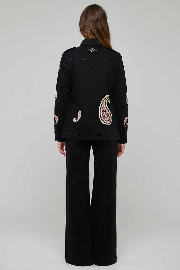 Dea Kudibal NannaDEA Zahara Black Paisley Jacket at Olivia Grace Fashion