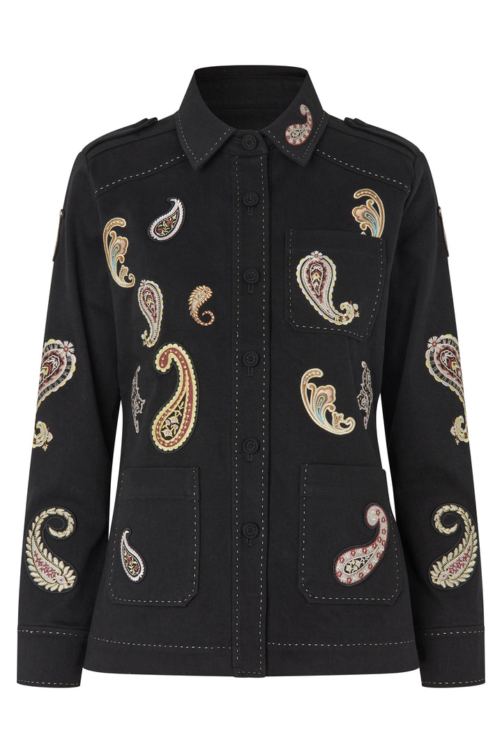 Dea Kudibal NannaDEA Zahara Black Paisley Jacket at Olivia Grace Fashion