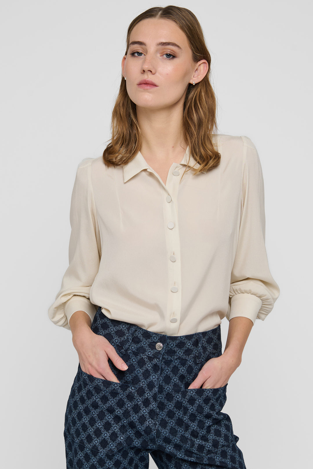 Dea Kudibal PaolaDEA Cloud Cream Blouse at Olivia Grace Fashion