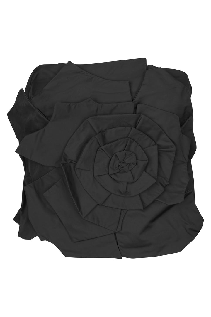 Dea Kudibal ThereseDEA Black Taffeta Strapless Top 0971026, front packshot