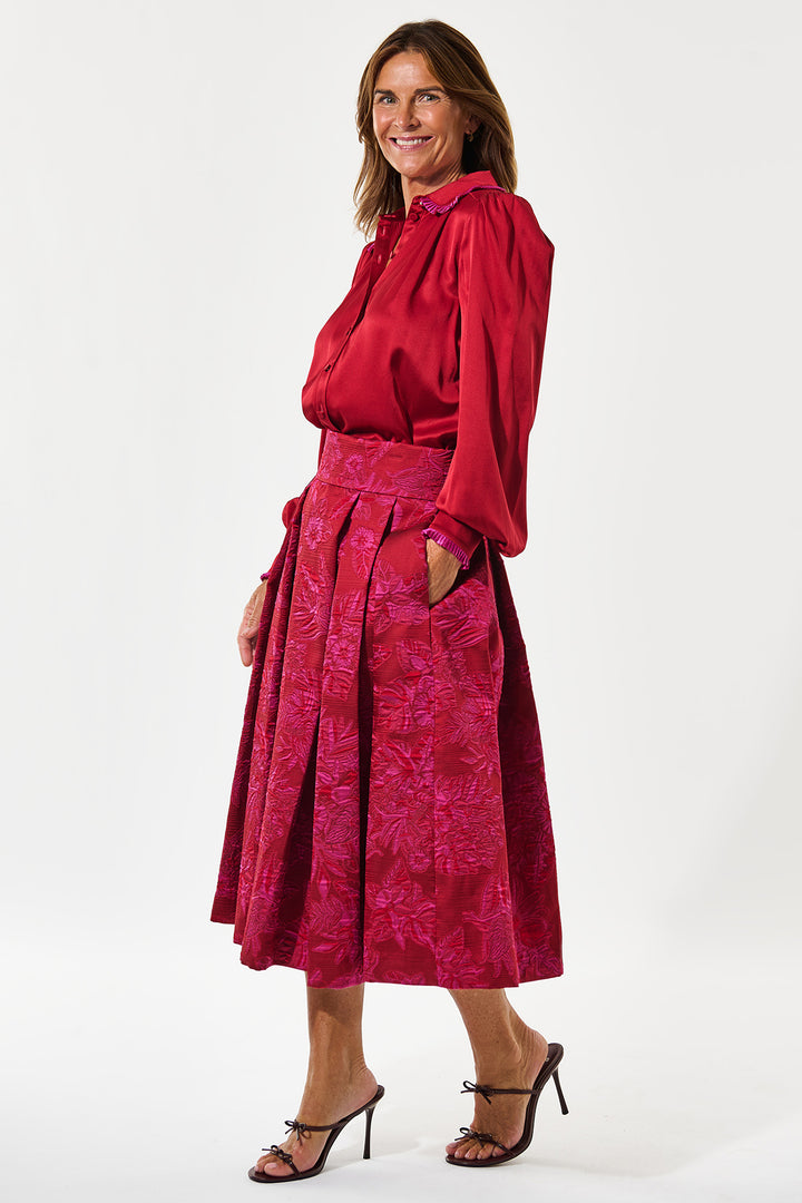 Dea Kudibal UmaDEA Freesia Cardinal Red Blouse 2531025