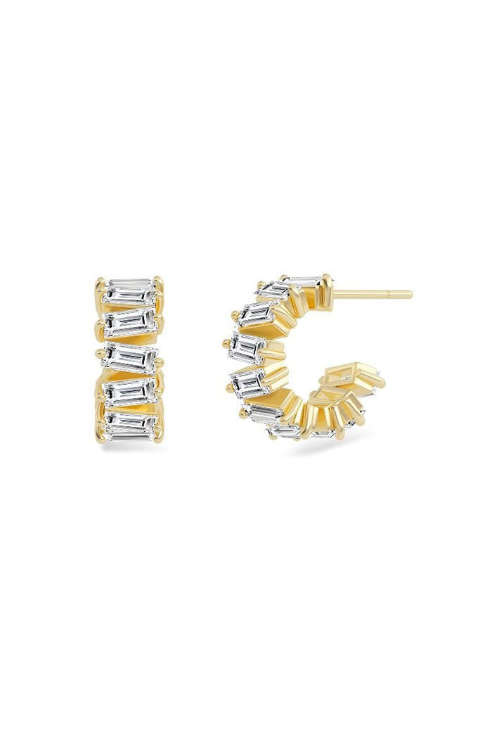 EdBlad 126699 Rey Creoles Gold Earrings - Olivia Grace Fashion