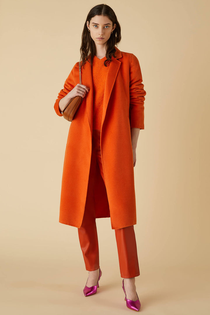 Emme Amazing 2350160339200 Orange Coat - Olivia Grace Fashion