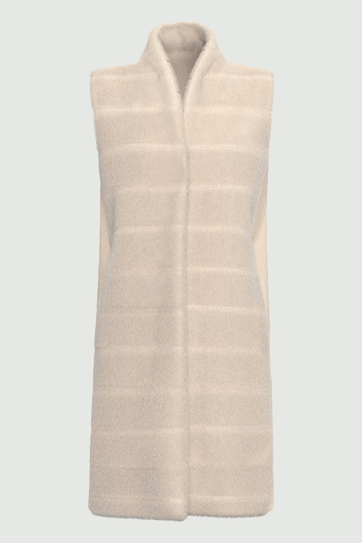 Emme Sand Beige Double-Faced Gilet, packshot