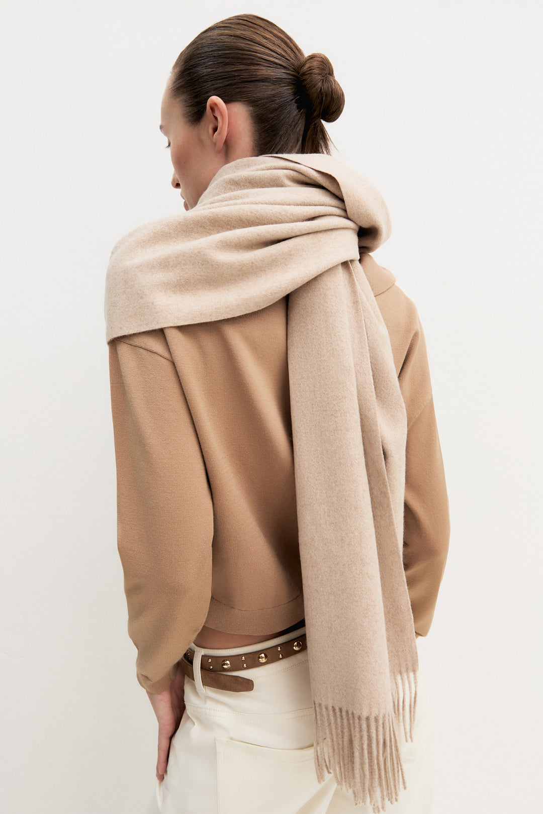 Emme EMMSUPREMO Camel Scarf