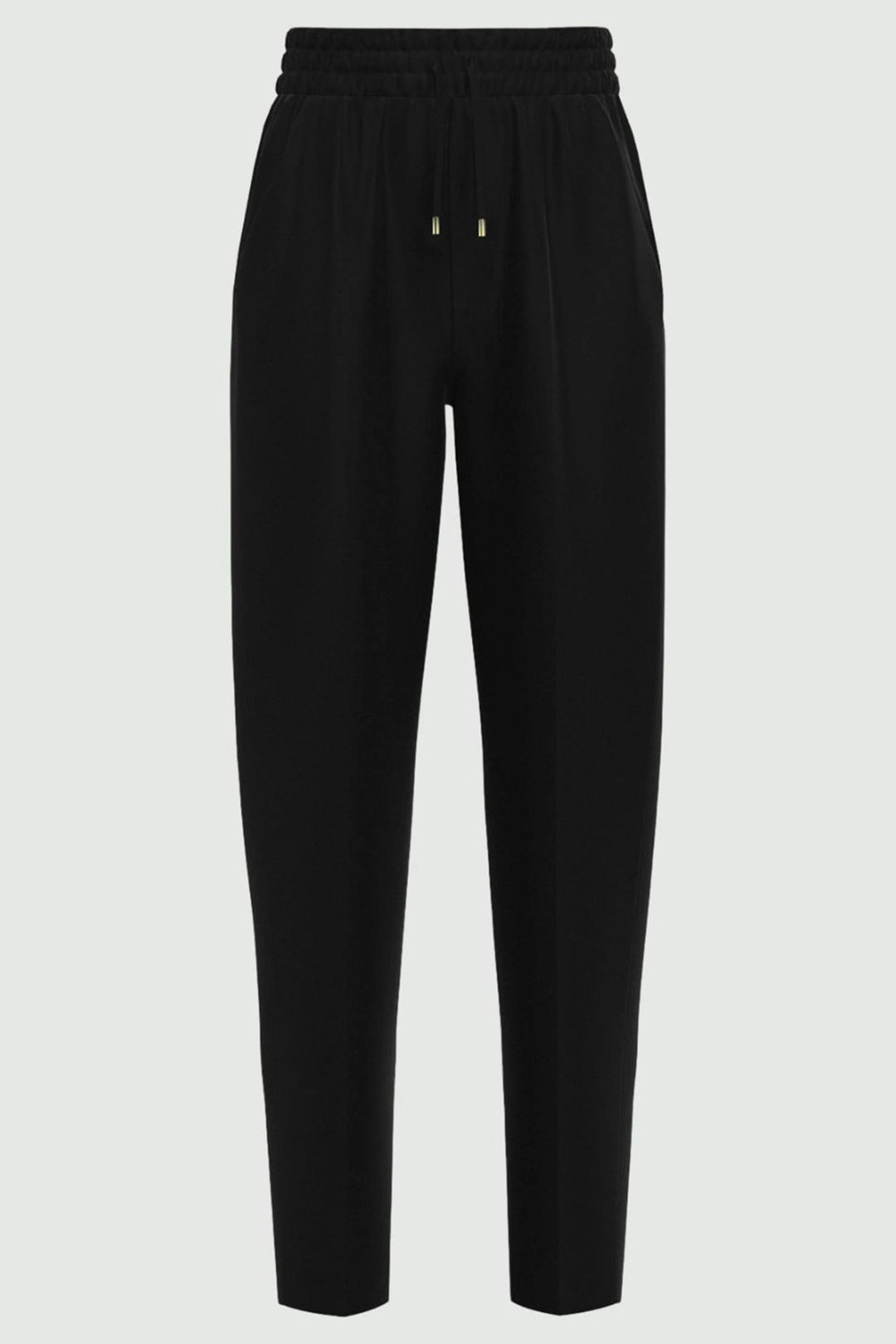 Emme Joice 2357860438200 Black Jersey Trousers - Olivia Grace Fashion