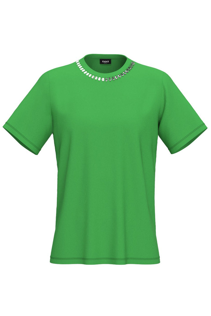 Emme Ordine 2415971052200 Green T-Shirt - Olivia Grace Fashion