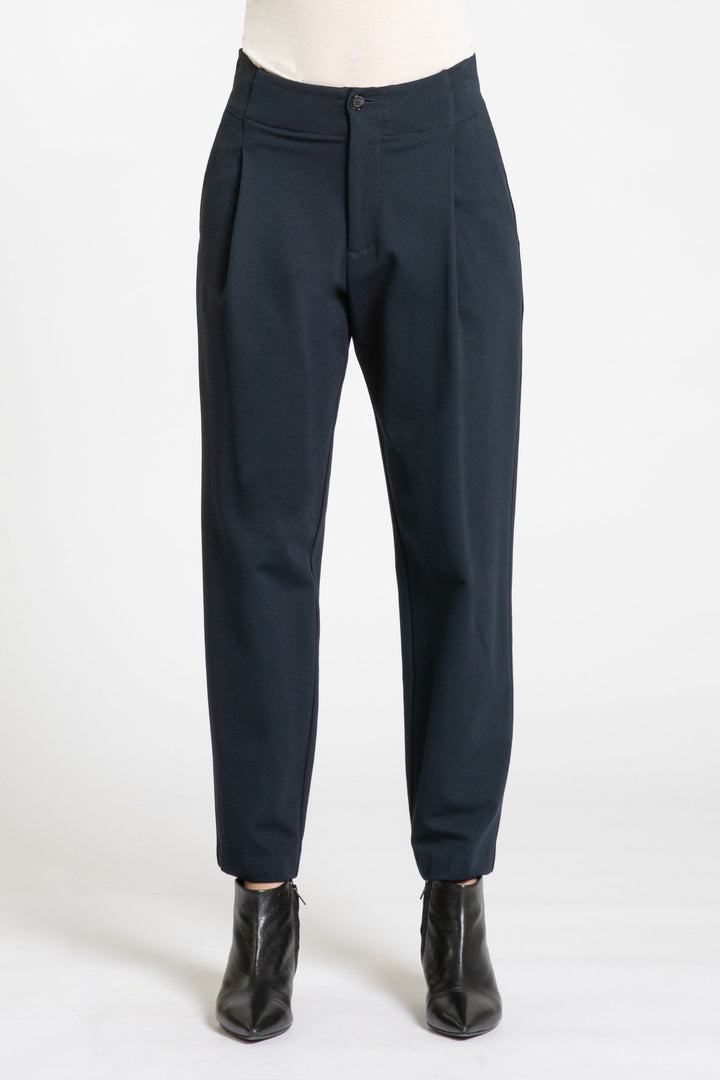 European Culture Navy Trousers 06D0--2545-0502, front view