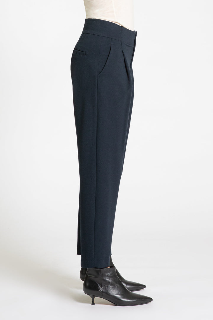 European Culture Navy Trousers 06D0--2545-0502, side view
