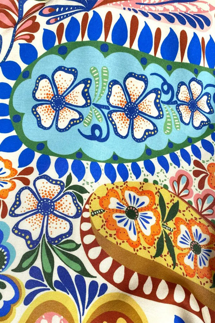 Fee G 7493-87 Vienna Multicolour Print Dress