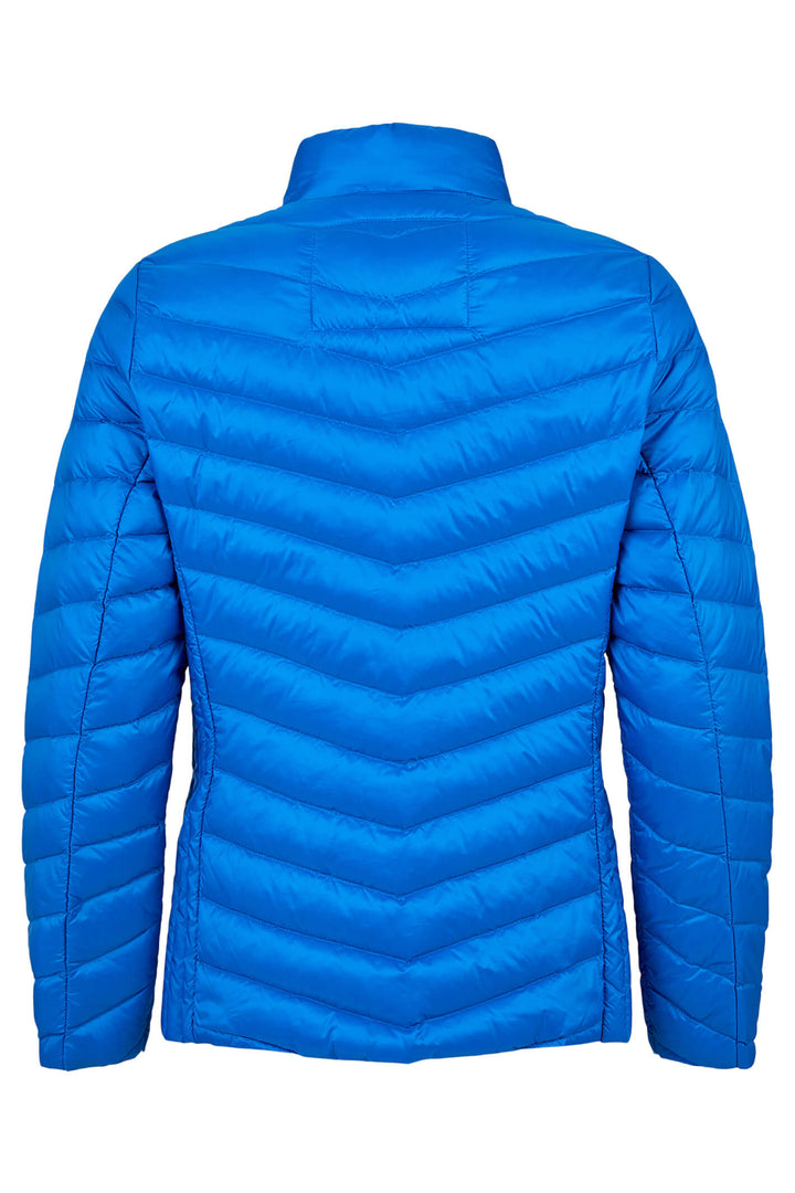 Frandsen 528-588-62 Blue Padded Jacket - Olivia Grace Fashion