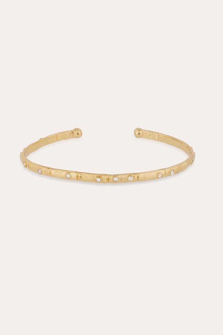 Gas Bijoux Bambini Gold Plated Bangle Bracelet 230 TU BBAMBINI/JONC/O/S