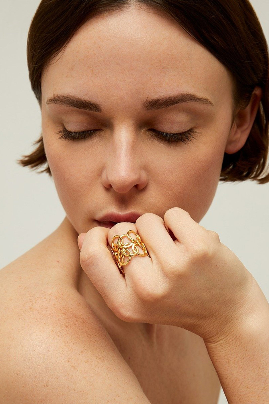 Gas Bijoux Olympie Ring Gold Plated - Olivia Grace Fashion