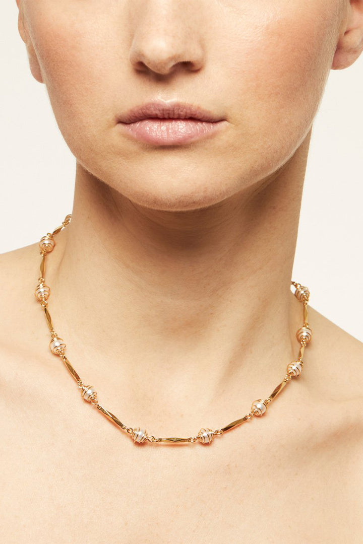 Gas Bijoux Perla Necklace Gold Plated