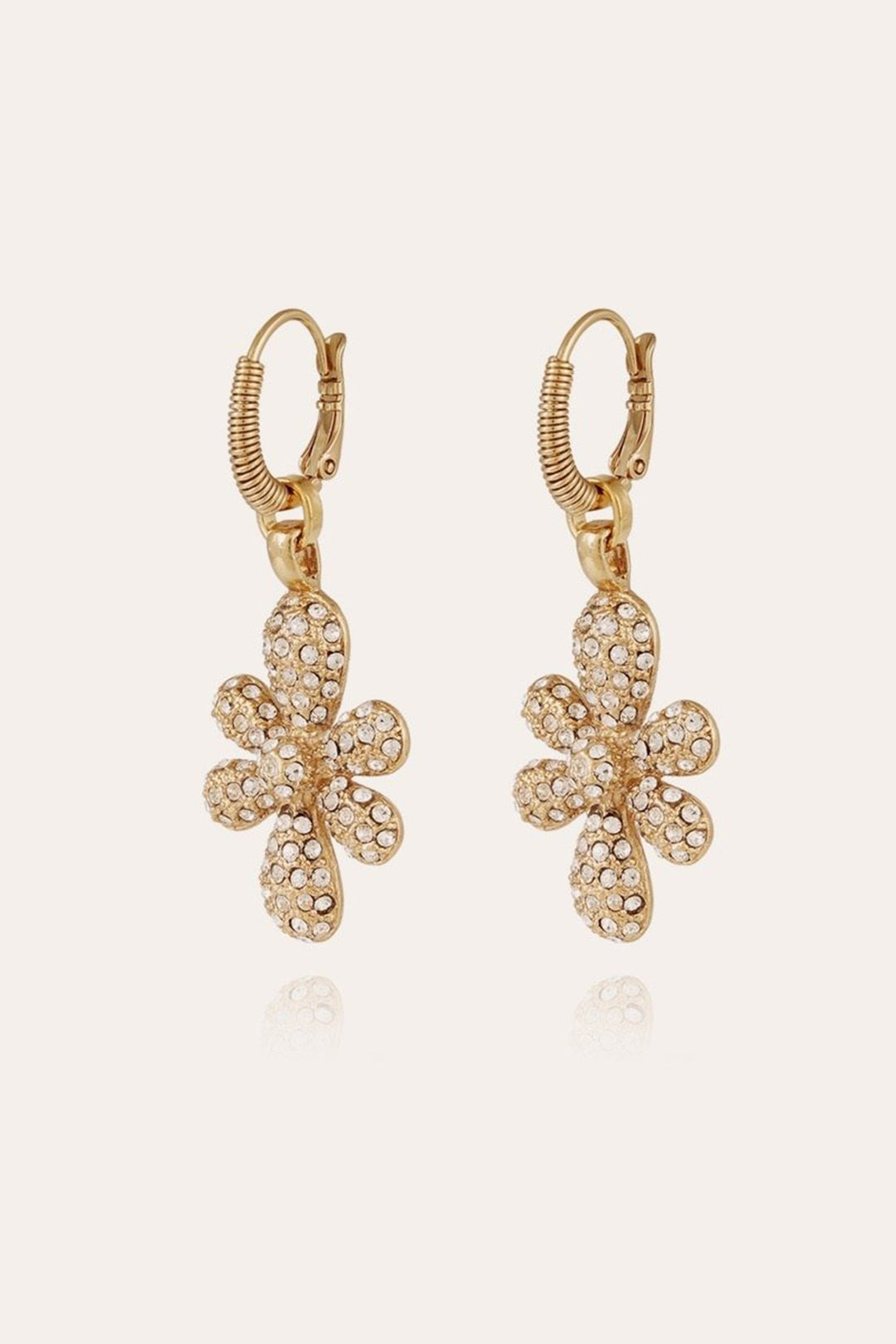 Gas Bijoux Tao Agapa Gold Plated Earrings 200 Dormeuse ATAO/AGAPA/O