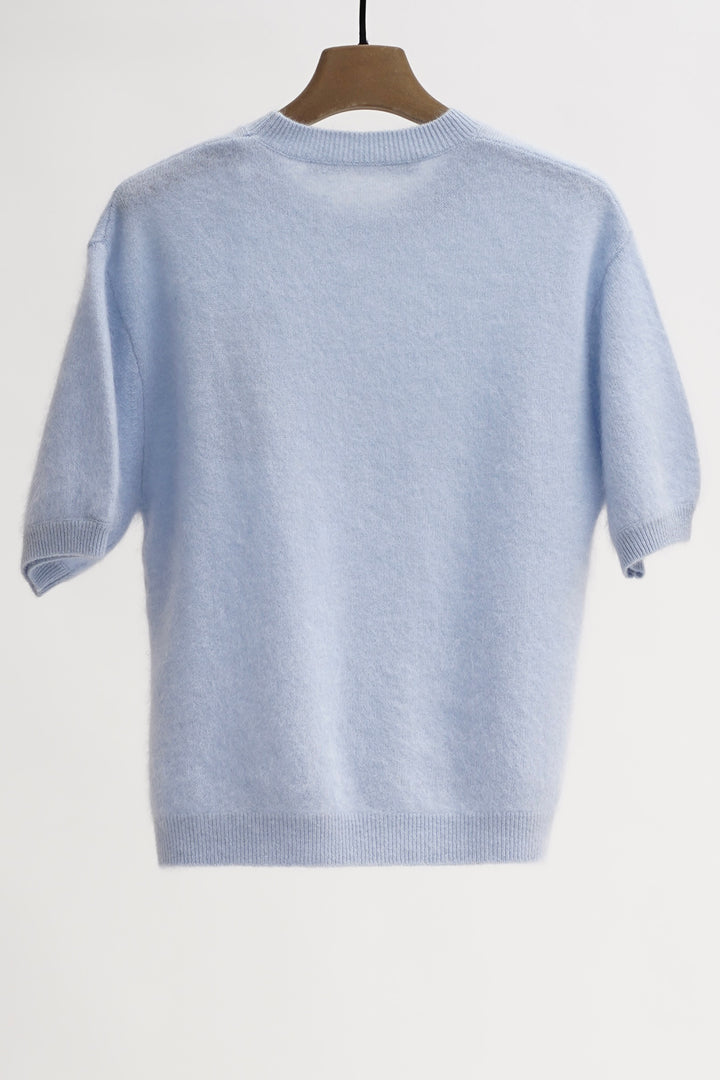 Herzen's Angelegenheit 25253-1051 Marina Blue Cashmere Blend Jumper 829 - Olivia Grace Fashion