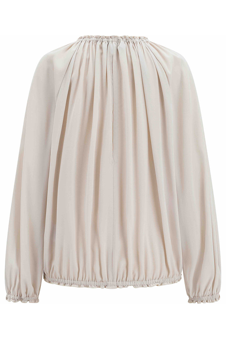 Herzens Diana Limestone Blouse 25263-6516 at Olivia Grace Fashion