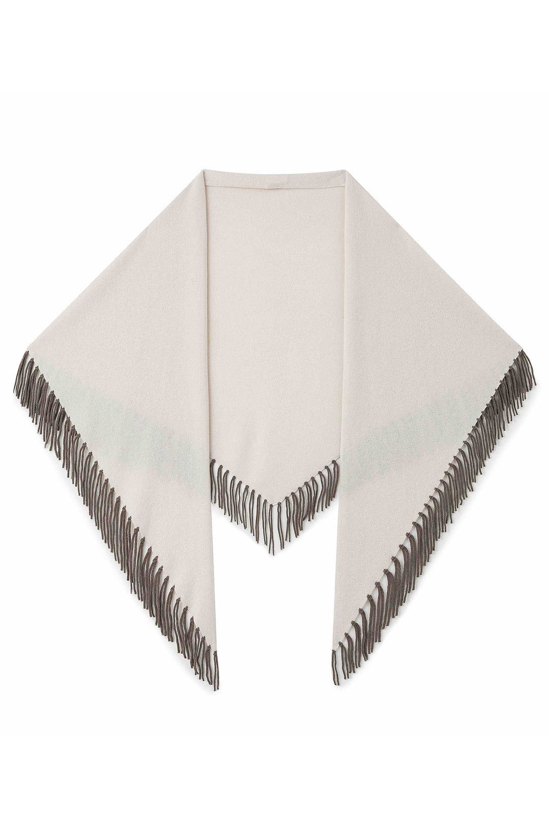 Herzens Mila Limestone Falcon Tassle Scarf Wrap 25263-5000 at Olivia Grace Fashion