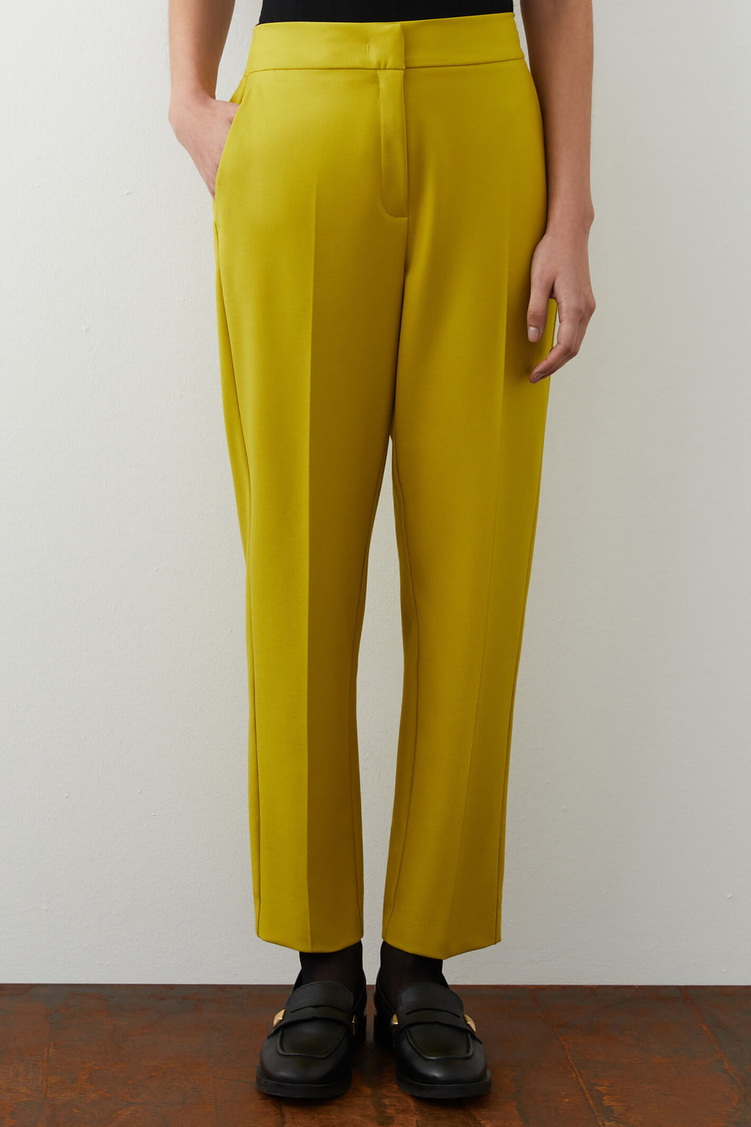 iBlues Pianta 2371361236200 Acid Yellow Trousers - Olivia Grace Fashion