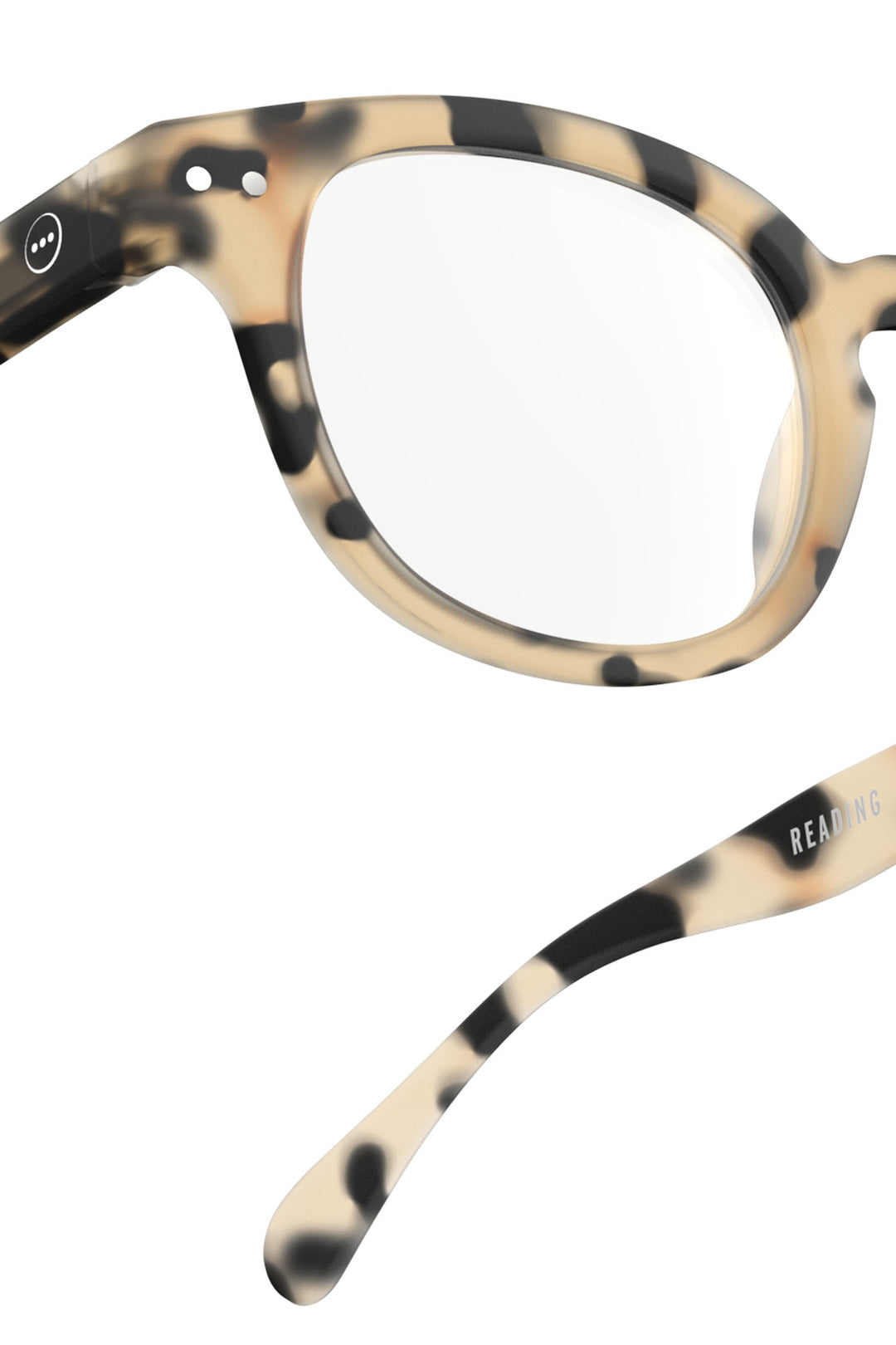 Izipizi Paris LMSCC69 Light Tortoise Pattern Reading Glasses - Olivia Grace Fashion