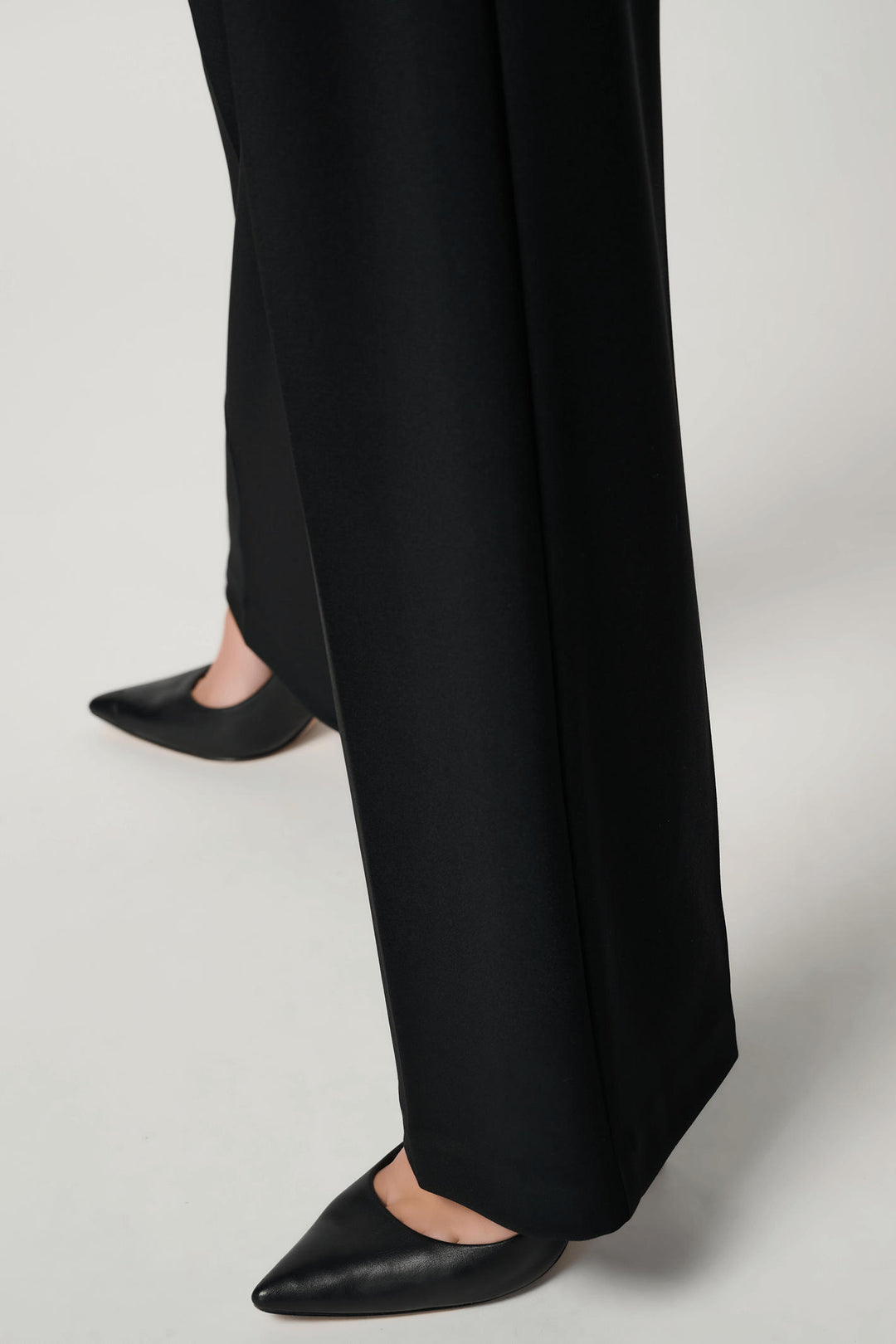Joseph Ribkoff 153088 Black Pull-On Straight Leg Trousers - Olivia Grace Fashion