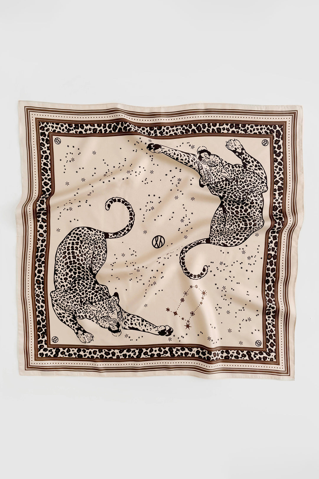 Le Scarf Silk Scarf Gemini Sand 65cm