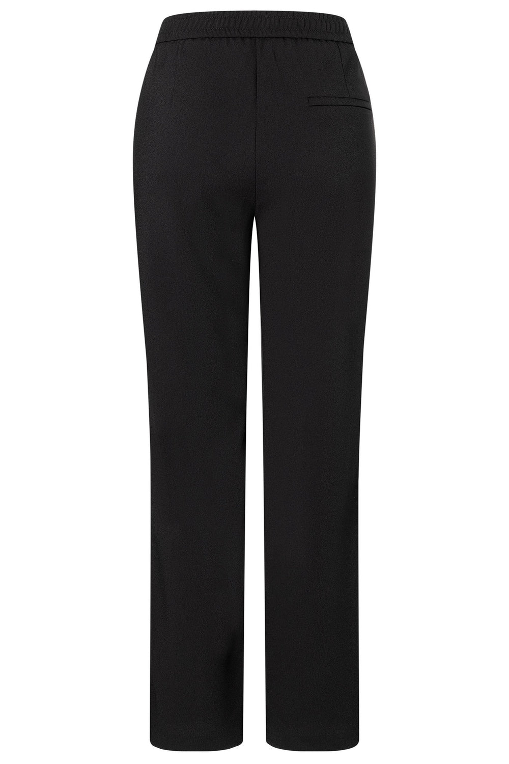 Mac 2177-00-0231L 090 Chiara Black Floating Crepe Trousers - Olivia Grace Fashion