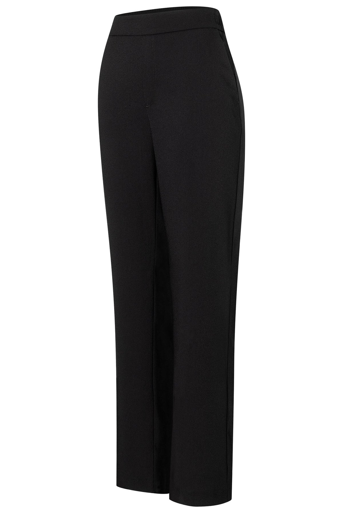 Mac Slim Fit Women's Floating Crepe Chiara Trousers (2177-00-0231L Mac Slim Fit Women's Floating Crepe Chiara Trousers (2177-00-0231L